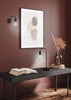 Particolare Applique in metallo nero opaco moderna semplice lampadina a vista