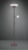 Piantana ruggine con braccetto per lettura o luce di cortesia 39287 LUCI MODERNE