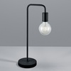 Dettaglio Lampada da tavolo in metallo lampadina a vista