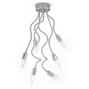 Lampada soffitto o applique a parete 6 bracci flessibili 36805 LUCI MODERNE