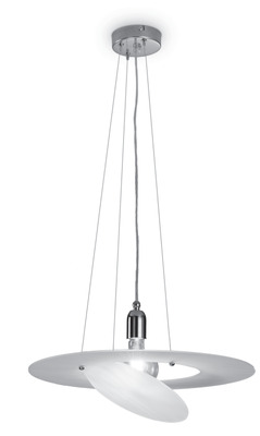Lampadario moderno rotondo 50cm obl&ograve; 37391 LUCI MODERNE
