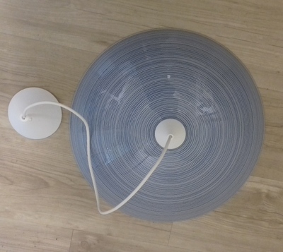 Lampadario a piatto blu 40cm 38065 LUCI MODERNE