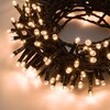 Catena di luci Natale a LED da esterno 500 luci 30,5metri bianco caldo 12981 NATALE LUCI E COLORI