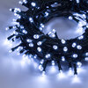 Catena di luci Natale a LED da esterno 500 luci 30,5metri bianco freddo 12998 NATALE LUCI E COLORI