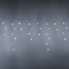 Altra fotografia Luci a tenda 180 led bianco freddo lunga 7,6mt frastagliata