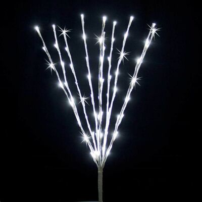 Ramo luminoso con 80 luci LED bianco freddo e FLASH per esterno o interno 22966 NATALE LUCI E COLORI