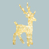 Altra foto di Decorazione led renna esterno luce bianca calda mix alta 85cm  44008
