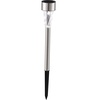 Immagine aggiuntiva di Lampada solare da esterno in acciaio inox con picchetto impermeabile IP44 alt