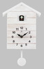 Orologio a cuc&ugrave; legno chiaro a casetta 32x20 50041C LOWELL
