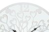 Immagine aggiuntiva di Albero di cuori su orologio a specchio bianco 55cm  40540