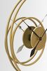 Ulteriore dettaglio di Orologio a specchio molto grande 90cm design cerchi metallo gold  40635
