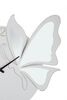Immagine aggiuntiva di Farfalla che si posa su orologio a muro bianco 66x64cm  40535