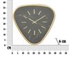 Orologio da parete particolare forma a triangolo moderno 40x38cm  40612 - foto 5