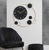 Orologio a muro nero e oro pianeti 60x57cm  40617 - foto 4