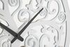 Particolare di Orologio a parete bianco albero della vita a specchio 55cm  40538