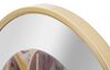 Ulteriore dettaglio di Orologio da muro con stampa astratta e fascia a specchio 60cm  40608