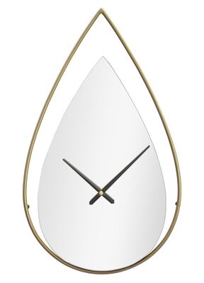 Orologio a parete goccia a specchio 30x50cm  40618