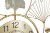 Ulteriore dettaglio di Orologio lungo verticale oro e argento decorato foglie 52x5x102cm  40513