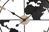 Immagine aggiuntiva di Orologio da muro particolare con cartina geografica mondo diametro 60cm  4377