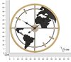 Orologio da muro particolare con cartina geografica mondo diametro 60cm  43776 - foto 5