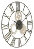 Immagine aggiuntiva di Orologio da muro ingranaggi in legno struttura bronzo 70cm  40519
