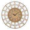 Orologio da parete grande moderno 76cm con decoro a ghirlanda  40633