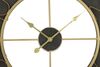 Particolare di Orologio da muro particolare fascia scura dettagli oro 70cm  40517