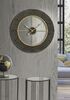 Orologio da muro particolare fascia scura dettagli oro 70cm  40517 - foto 5