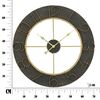 Orologio da muro particolare fascia scura dettagli oro 70cm  40517 - foto 6