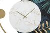 Immagine aggiuntiva di Orologiio da muro raffinato 60x65cm decoro cerchio e foglie notturne  40601