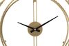 Immagine aggiuntiva di Orologio da parete in metallo decoro strisce intreccio cerchi dorati 50cm  40