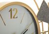 Particolare di Orologio di design in metallo dorato con dettagli geometrici esclusivi 120x60  43771