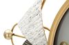 Orologio di design in metallo dorato con dettagli geometrici esclusivi 120x60  43771 - foto 4