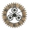 Immagine aggiuntiva di Orologio da muro grande 60cm tinta legno e nero  40518