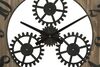 Orologio da muro grande 60cm tinta legno e nero  40518 - foto 4
