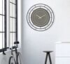 Ulteriore dettaglio di Orologio moderno grande 70cm design fascia metallica a griglia  40611