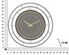 Orologio moderno grande 70cm design fascia metallica a griglia  40611 - foto 4