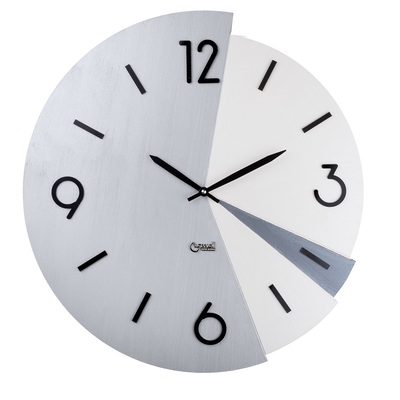 Orologio moderno spicchi toni del grigio design 50cm 11523 LOWELL