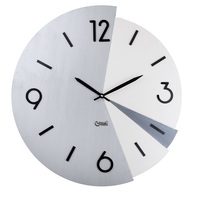Orologio moderno spicchi toni del grigio design 50cm 11523 LOWELL