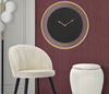 Orologio da muro moderno 60cm con fascia trasparente e interno nero  40613 - foto 4