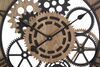 Immagine aggiuntiva di Orologio a parete industriale ingranaggi neri e legno 60cm  40523