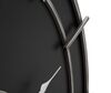 Ulteriore dettaglio di Grande orologio da parete 60cm sfondo nero dettagli argento graffiato  40524
