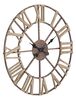 Particolare di Orologio da muro grande 71,5cm scheletrato color legno  40514