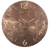 Seconda foto Orologio da parete diametro 50 cm effetto marmo marrone bronzo scuro
