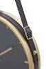 Particolare di Orologio a parete particolare con cintura diametro 34cm interno nero  40616