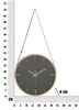 Orologio a parete particolare con cintura diametro 34cm interno nero  40616 - foto 5