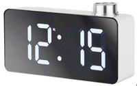 Sveglia orologio LED digitale tavolo bianco JE5108B LOWELL