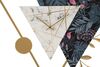 Immagine aggiuntiva di Particolare orologio da parete triangolare con decorazione in metallo 75x59cn