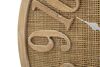 Ulteriore dettaglio di Orologio da muro 60cm design rattan interno trama grezza  40624