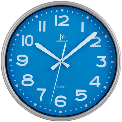 Orologio parete azzurro 25,5cm 37486 COLORI E LUCI